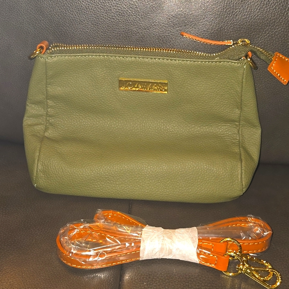 Joy & Iman Leather Crossbody Purse